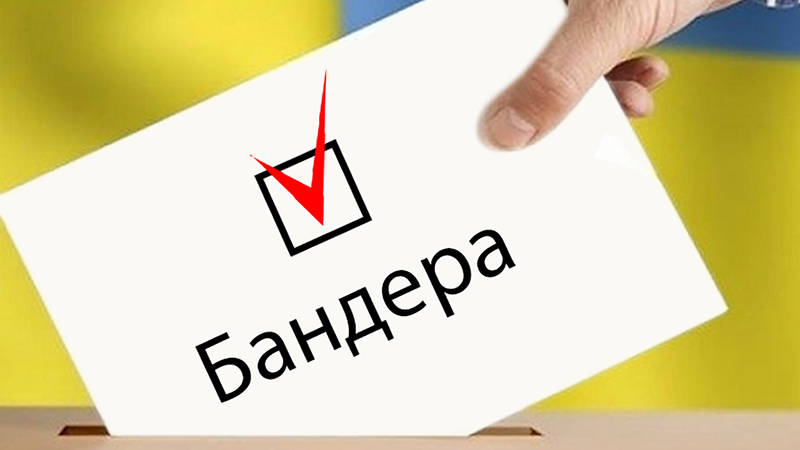 Украинцы голосуют за Бандеру