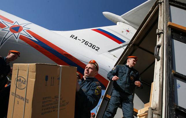 Сирия получает гуманитарную помощь от России