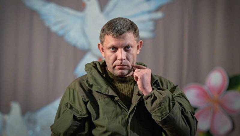 Захарченко: Кроме физических чисток Киев готовит Донбассу моральный террор