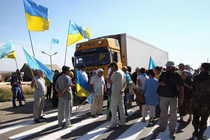Даже украинцы не готовы простить власти блокаду Крыма Даже украинцы не готовы простить власти блокаду Крыма