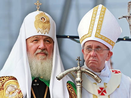Историческая встреча патриарха Кирилла с папой Римским Франциском