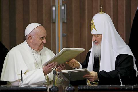 Об итоговой декларации встречи папы Франциска и патриарха Кирилла