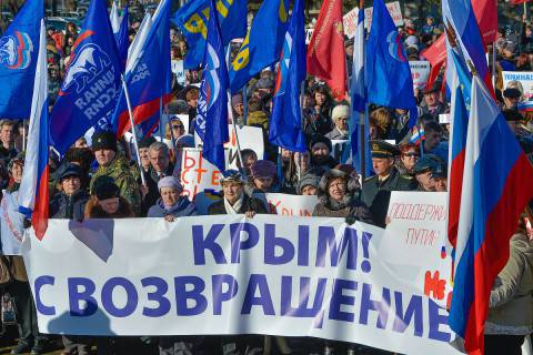 Ожидаемое условие: Госдеп требует от России «вернуть Крым Украине»