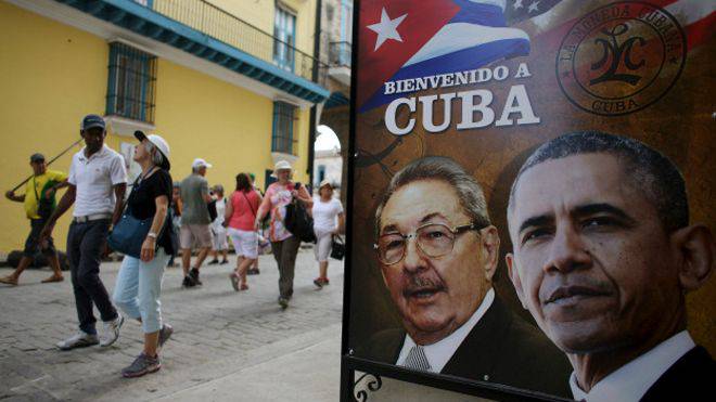 Обама в гостях у Кастро