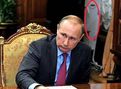 В кабинете Путина обнаружили облучатель