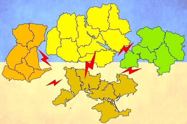 Украину охватила стихийная федерализация