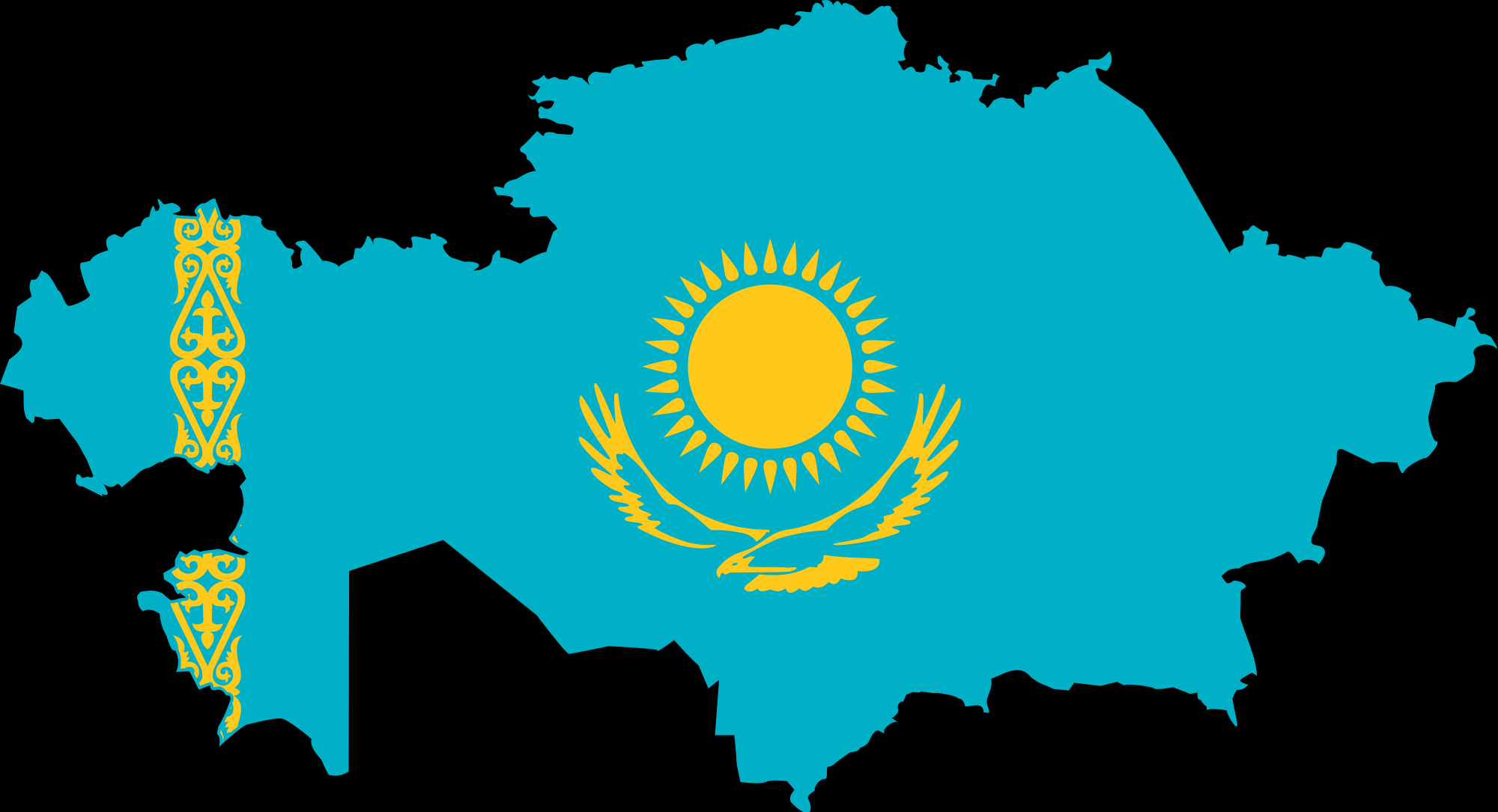 Казахстан силуэт