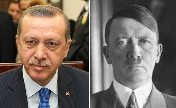 Эрдоган показался в Берлине в образе Гитлера