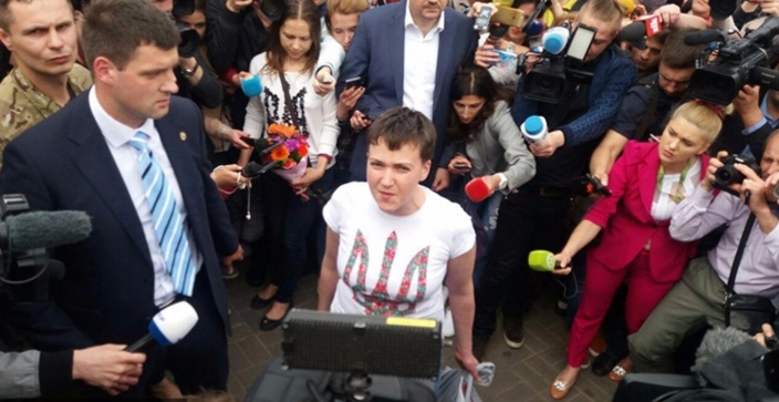 Савченко пообещала, что в Верховной раде будут сидеть «герои на зависть Думе»