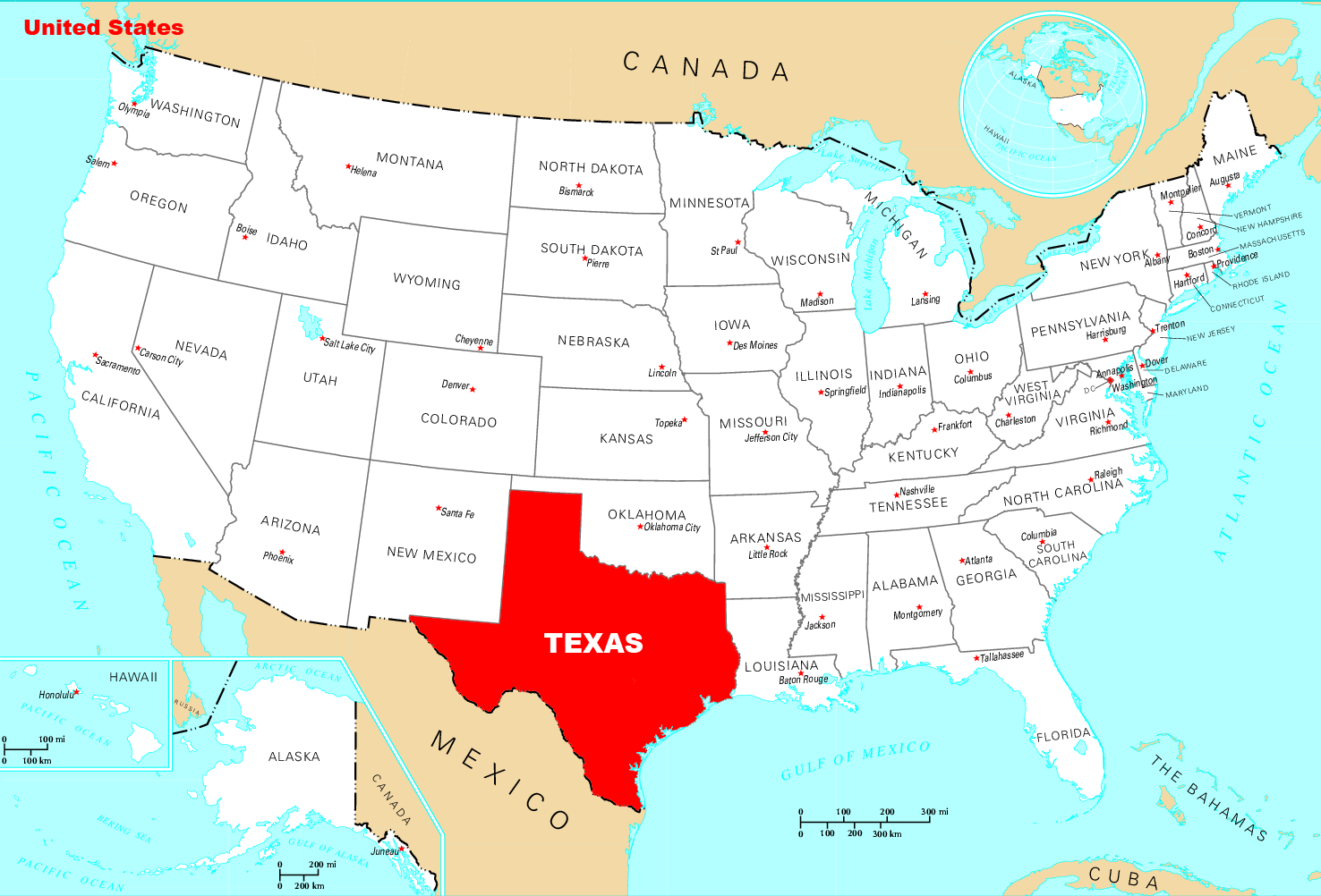 Техас сколько штатов