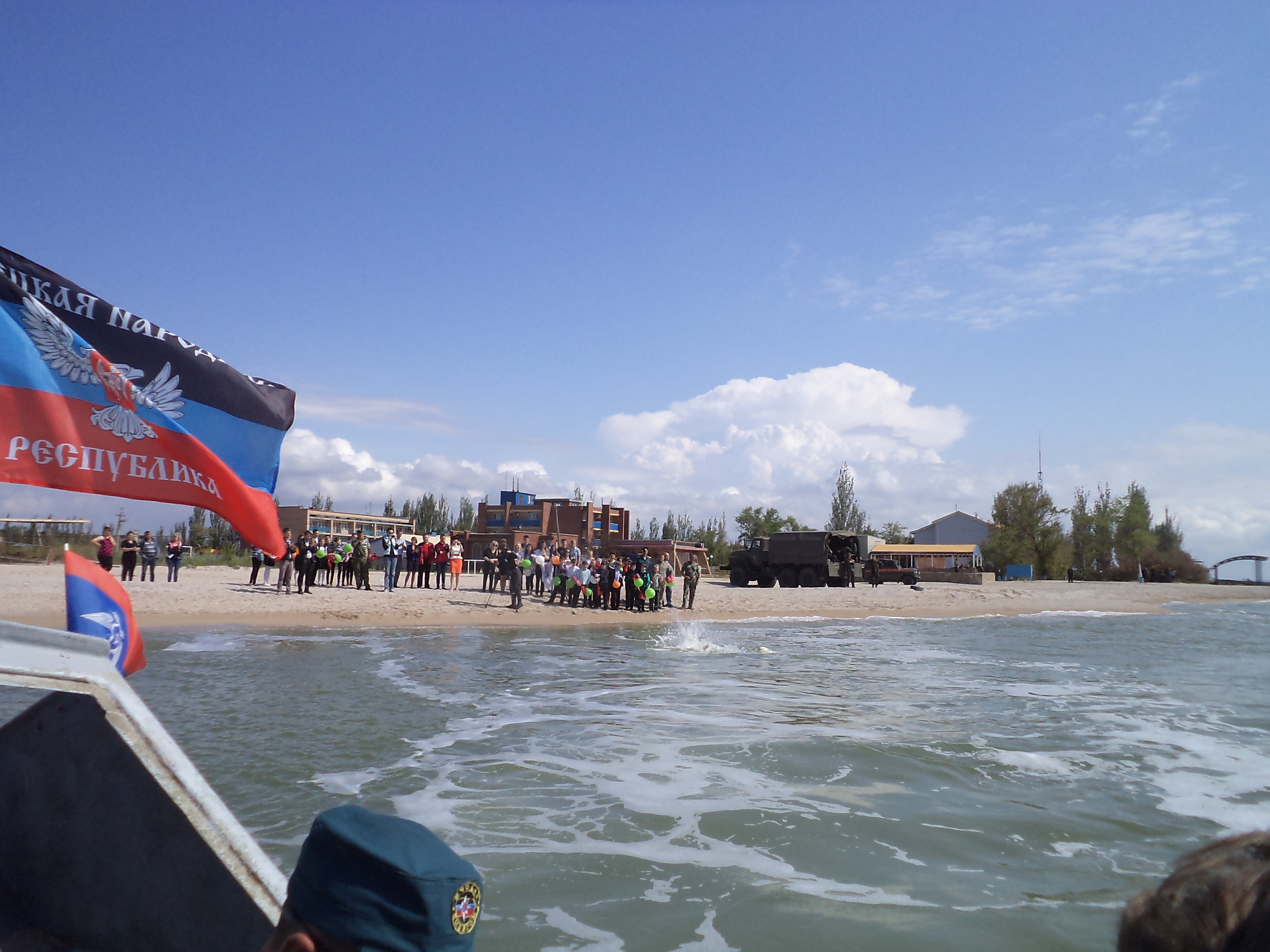Экстремальный марафон ДНР-Россия через Таганрогский залив состоялся