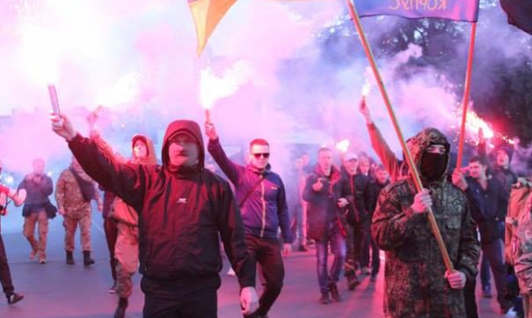 Во Львове националисты устроили бунт