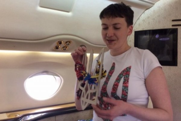 Савченко устроила пьяный дебош на борту самолета