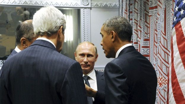 Политический театр Обамы: Путин, помоги!