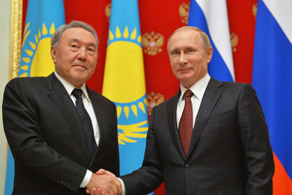 Встреча Владимира Путина и Нурсултана Назарбаева
