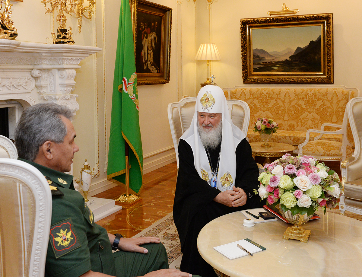 Патриарх Кирилл: «Должен сказать, что сейчас в Вооруженных силах подъем»