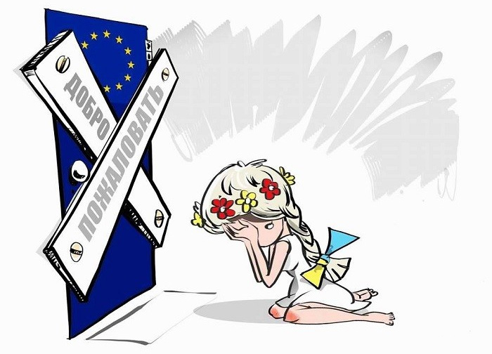 Украина «исчезла с радаров» ЕС, вопрос о безвизовом режиме не актуален