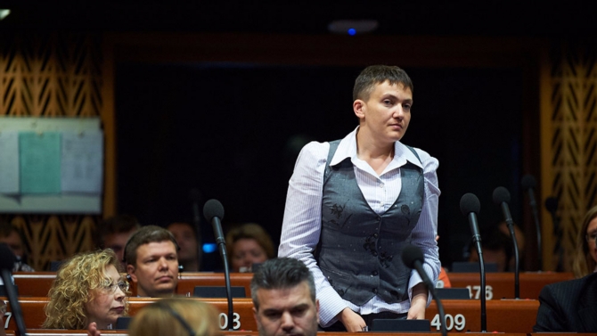 Через полгода будет неактуально: Савченко объяснила, почему вышла на митинг