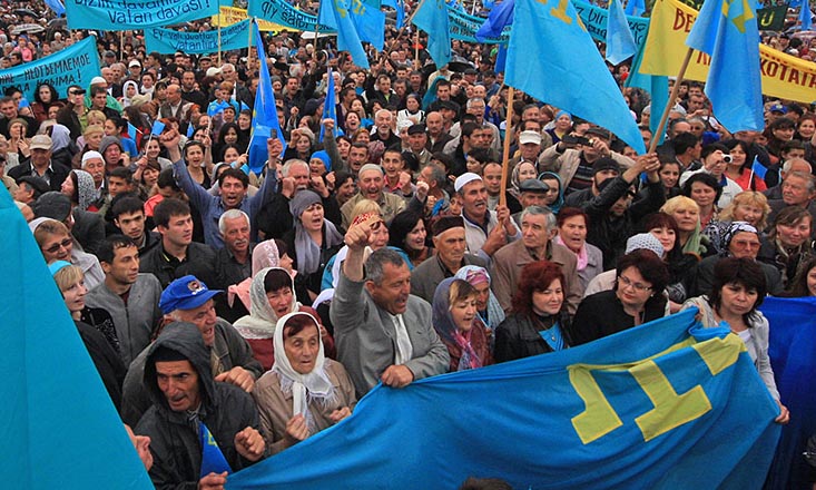 Киев бурлит: татары Меджлиса вышли на Майдан с требованиями к Евросоюзу