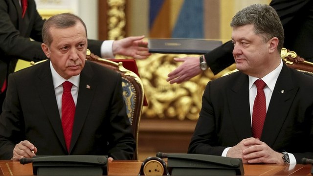 Эрдоган пообещал Порошенко поддерживать претензии Украины на Крым