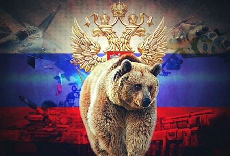 Британский лев грозит русскому медведю