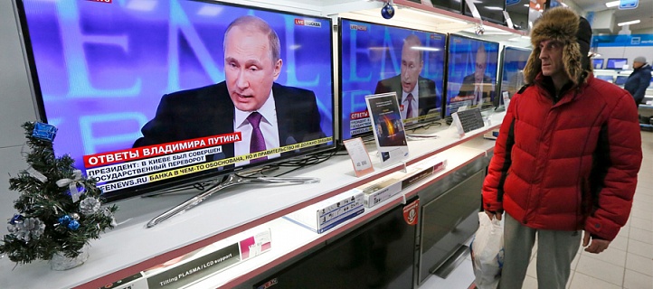 Российский телевизор завоёвывает Прибалтику вопреки запретам