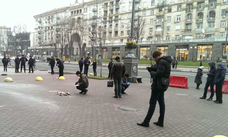 В центре Киева прогремел взрыв. Полиция поднята по тревоге