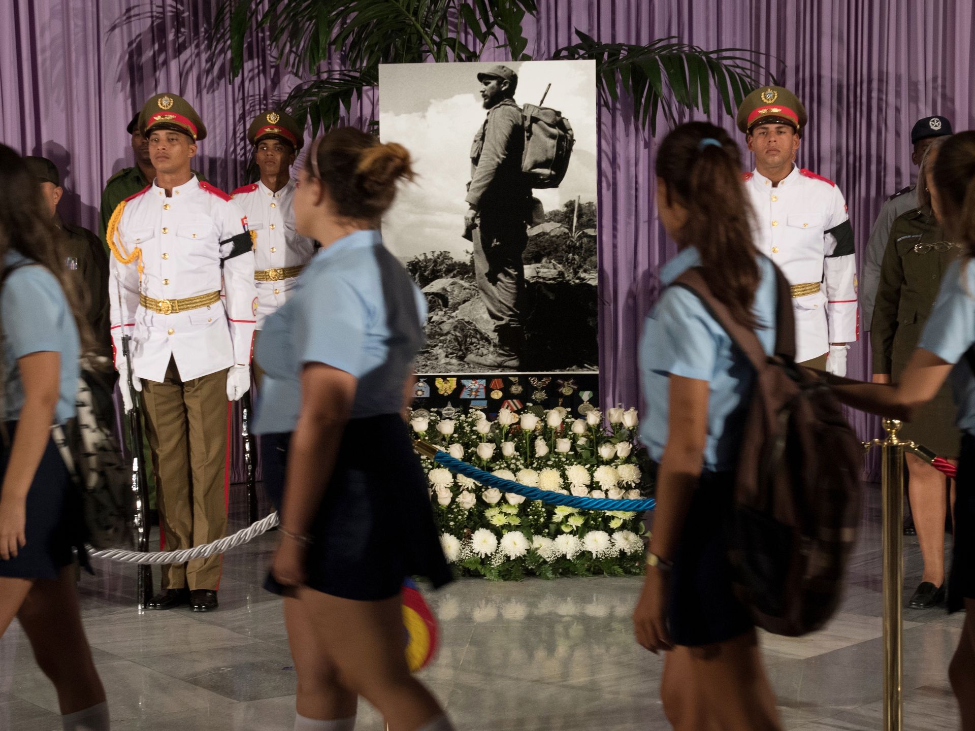 Куба и Майами прощаются с Фиделем Кастро