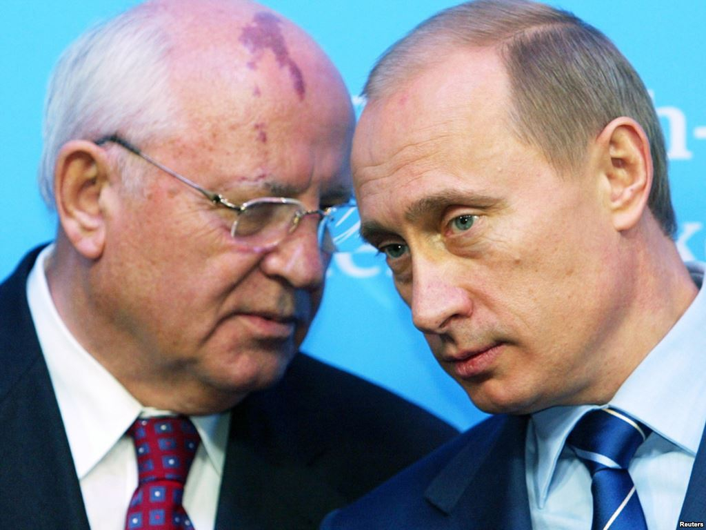 Горбачев о Путине: от стыда к заместителю Бога