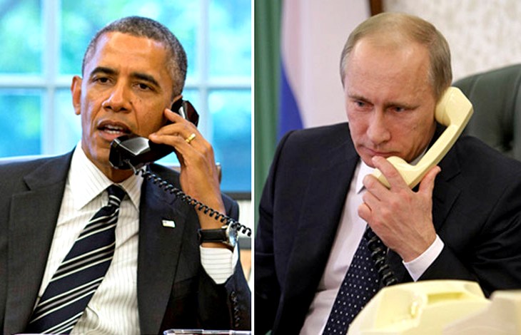 Обама впервые воспользовался «красным телефоном» для связи с Кремлем