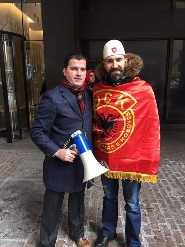 Албанцы в США требуют освобождения албанского полевого командира