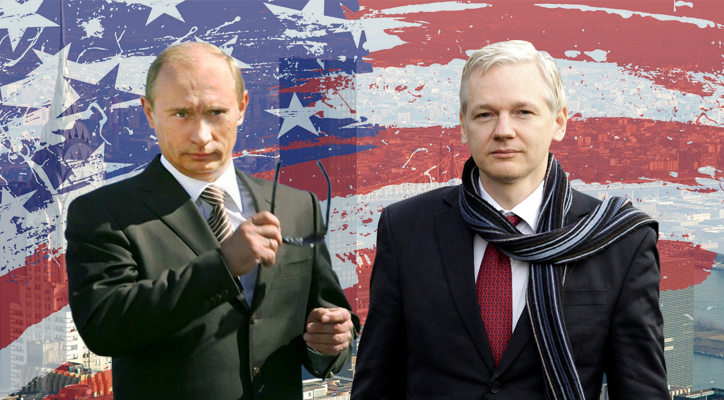 Путин и Ассанж – лидеры доверия американцев
