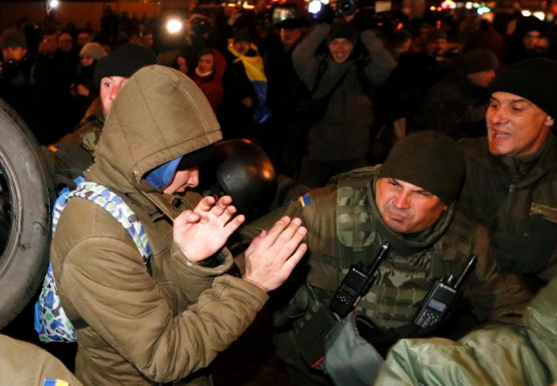 Украинские СМИ о столкновениях в Киеве: Агенты Путина против полиции ДНР