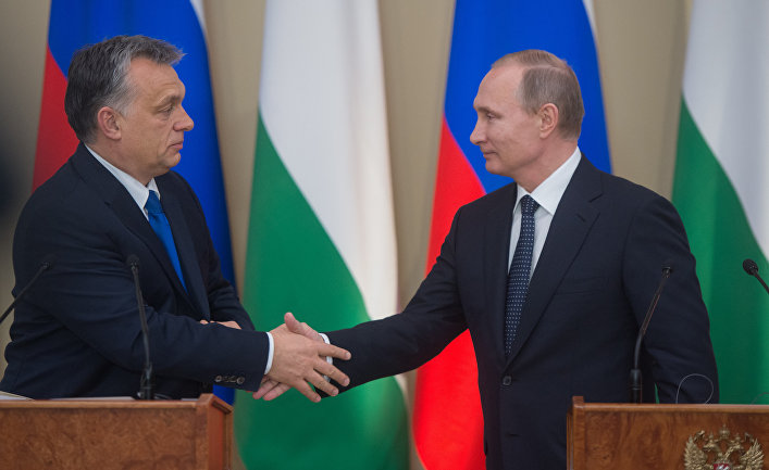 Politico: Путин хочет снять санкции ЕС через Венгрию Politico: Путин хочет снять санкции ЕС через Венгрию