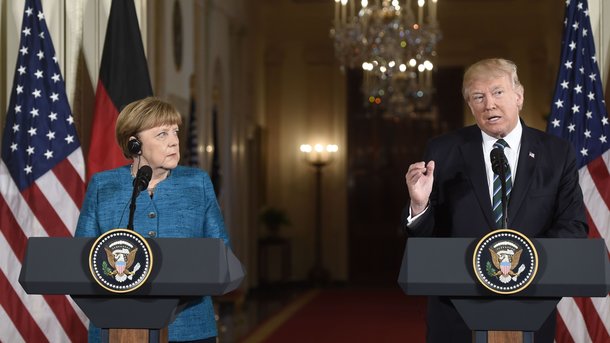Меркель приехала на ковёр к Трампу. Шеф остался недоволен