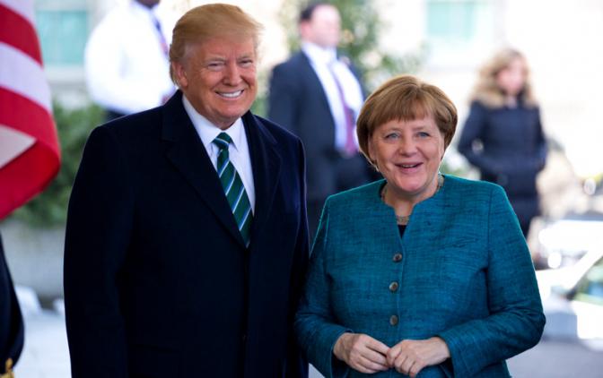 Трамп и Меркель установят мир в Донбассе