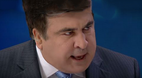 Саакашвили устроил истерику на украинском ТВ после слов о Путине