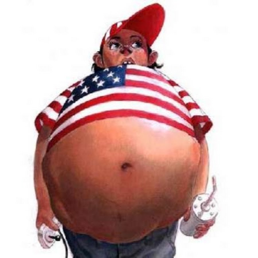 Толстый американец