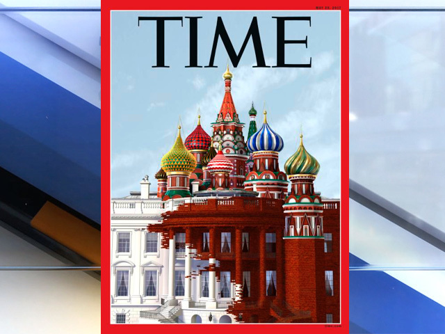 Белый дом засиял русскими куполами — на обложке Time