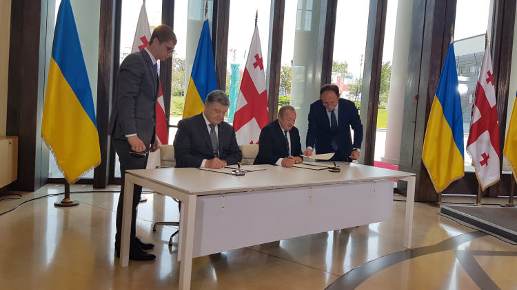 Визит Порошенко в Грузию: Подписана декларация о стратегическом партнерстве
