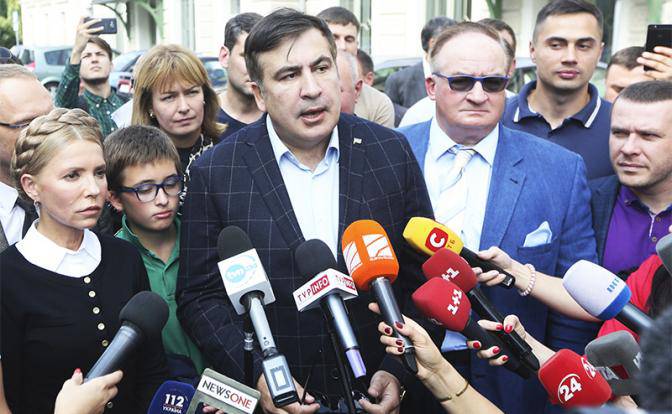 Саакашвили отвесил Порошенко звонкую пощечину