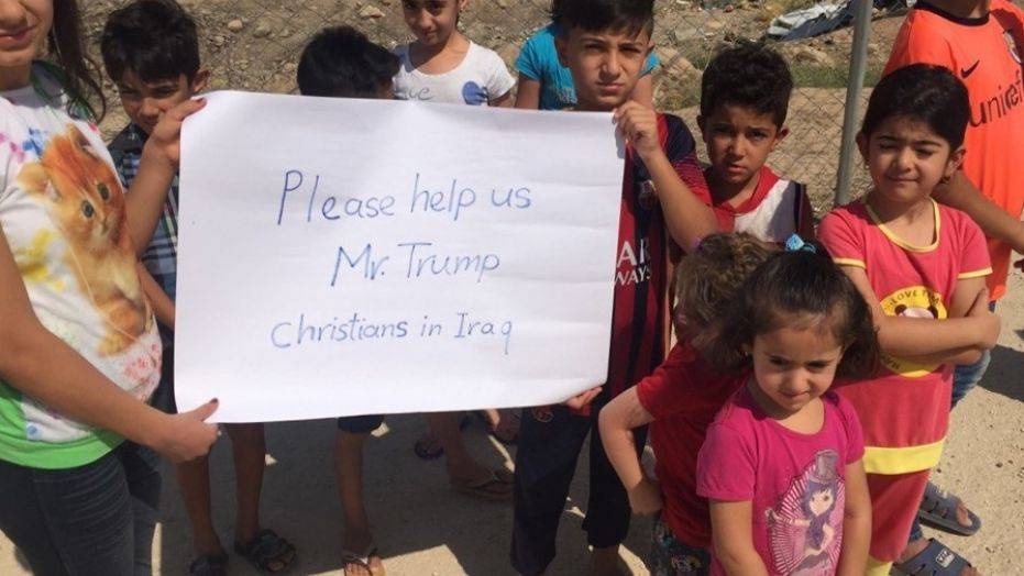 Дети религиозных меньшинств молят Трампа о помощи