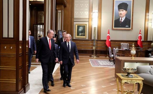 Путин в Анкаре сверил часы с Эрдоганом