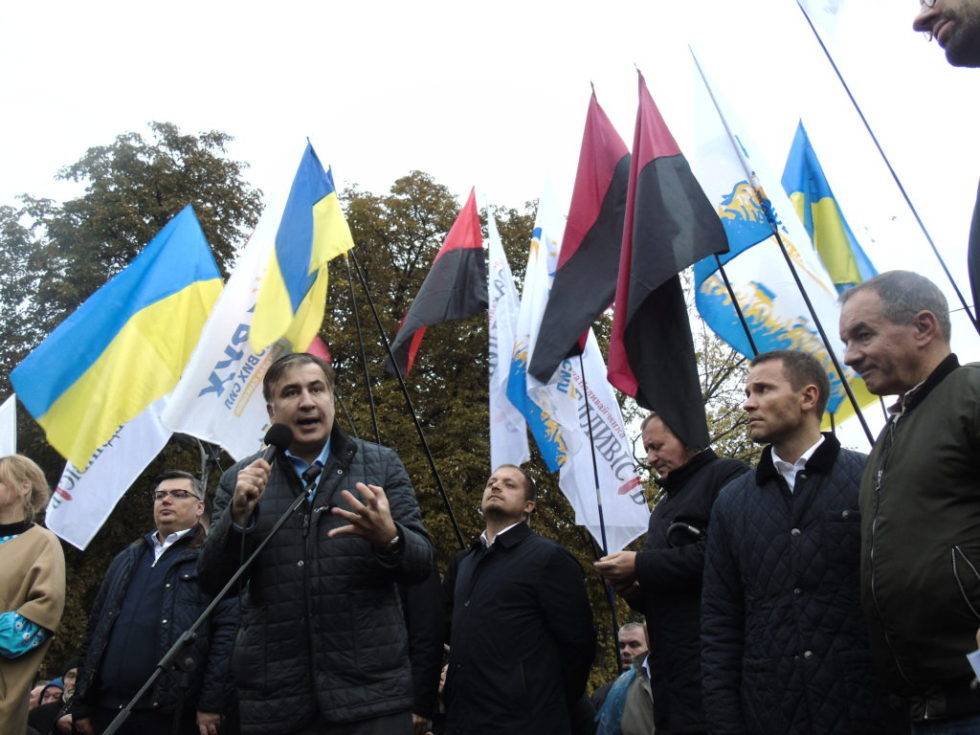 Забег Саакашвили по Украине: жалкое зрелище