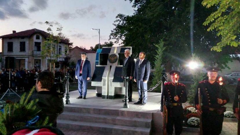Болгария: В Нова-Загоре открыт памятник в честь русских освободителей