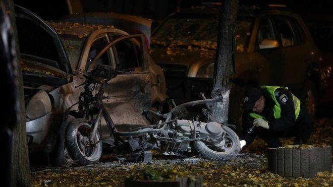 Теракт в Киеве: Мосийчук ранен, охранник убит