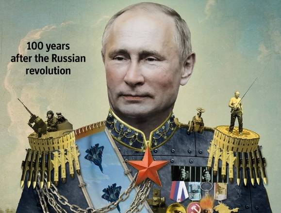 The Economist поместил на обложку «царский» портрет Путина