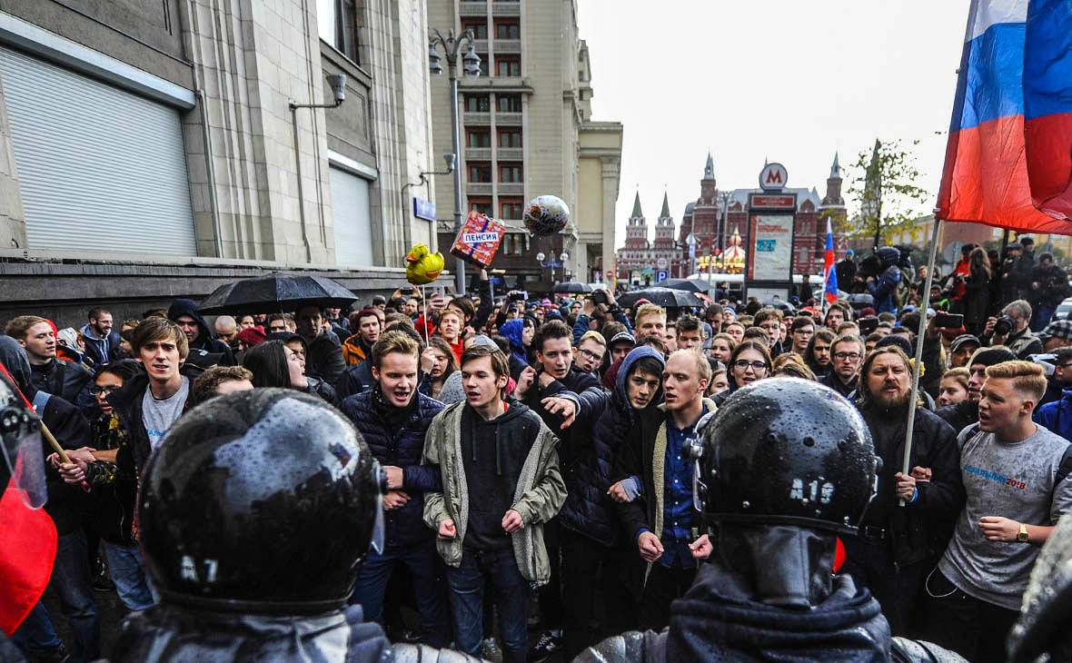 В России резко увеличилось число протестов