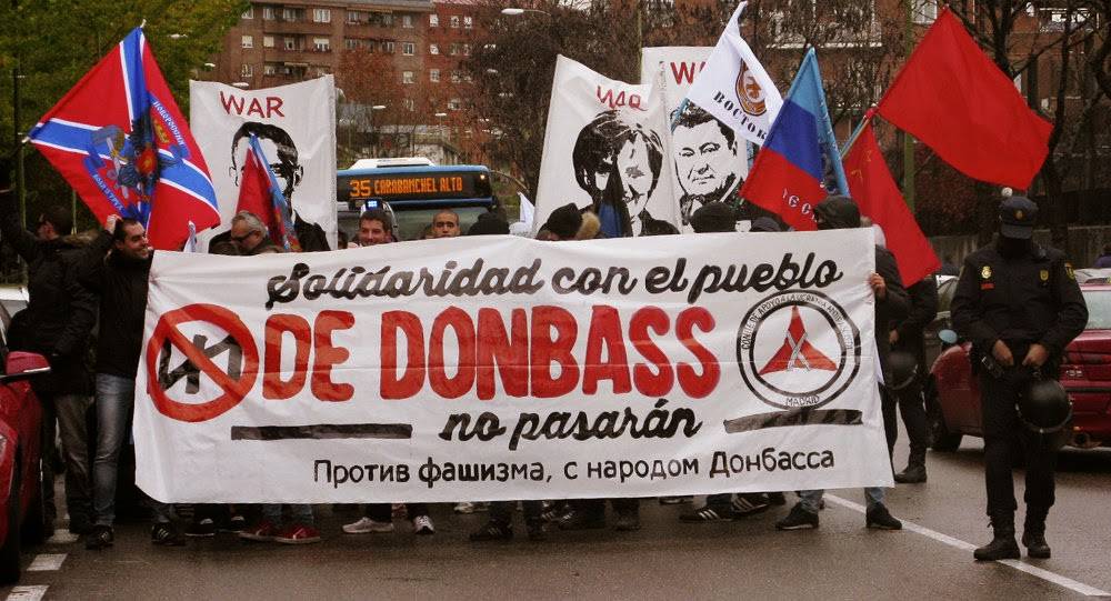 Донбасс объединяет антифашистов по обе стороны океана