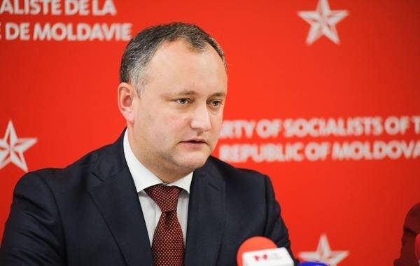 Додон назвал условия вхождения Приднестровья в состав Молдавии
